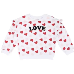 Sweat Aop Avec Volants 3/6 Ans