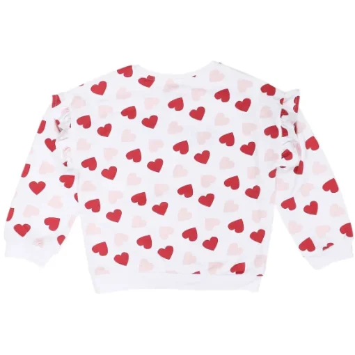 Sweat Aop Avec Volants 3/6 Ans