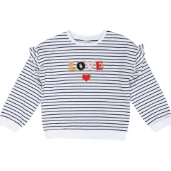 Sweat Aop Avec Volants 3/6 Ans