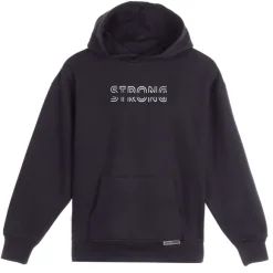 Sweat Capuche Bleu Ou 10/16 Ans