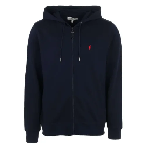 Sweat Zipp Broderie Capuche Et Poches Lat Rales
