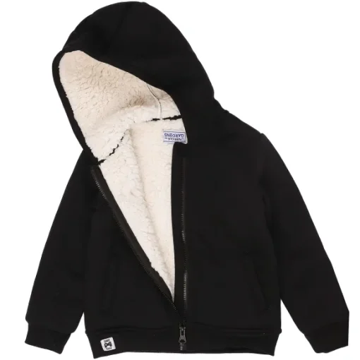 Sweat Zipp Doubl Sherpa Capuche 6/12 Ans