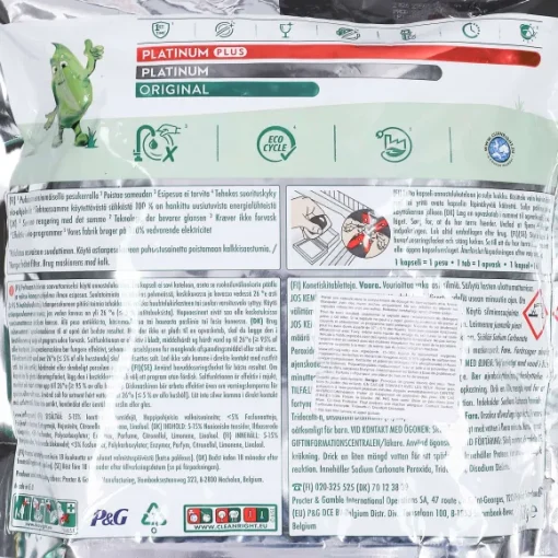 75 Tablettes Lave Vaisselle Tout En Un Platinum