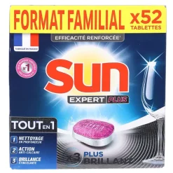 52 Tablettes Lave-Vaisselle Tout En 1 Expert Plus