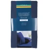 2 Taies D'Oreillers Uni Bleu 50X70 Cm