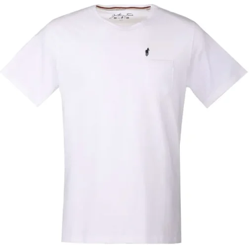 Tee-Shirt Col Rond Poche Poitrine