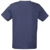 Tee-Shirt Col V Bleu Ou
