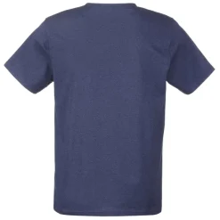 Tee-Shirt Col V Bleu Ou
