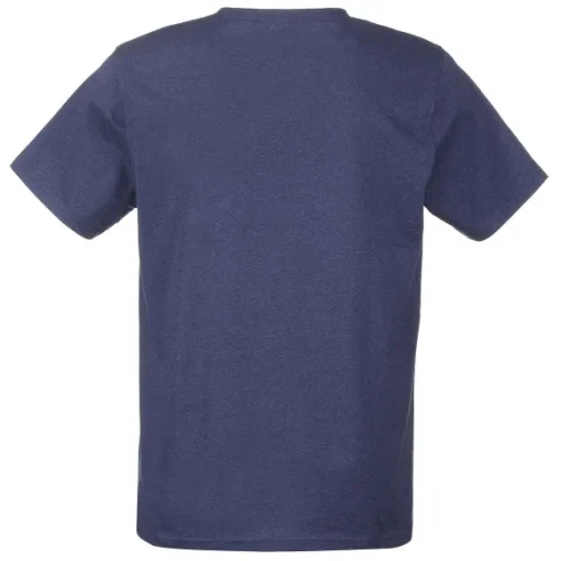 Tee-Shirt Col V Bleu Ou