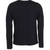 Tee-Shirt Manches Longues Col Boutonn