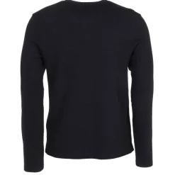 Tee-Shirt Manches Longues Col Boutonn