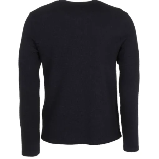 Tee-Shirt Manches Longues Col Boutonn