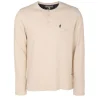 Tee-Shirt Manches Longues Col Boutonn