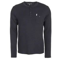 Tee-Shirt Manches Longues Col Boutonn