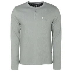 Tee-Shirt Manches Longues Col Boutonn