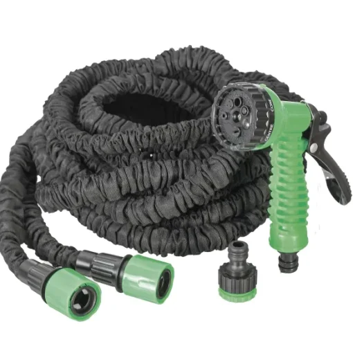 Tuyau De Jardin Extensible + Pistolet Multifonctions