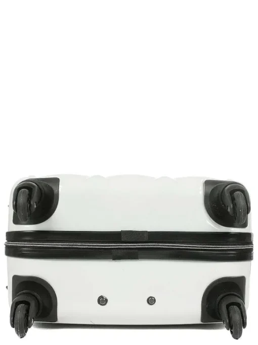 Valise Cabine "Coup De Foudre" Blanche 65Cm