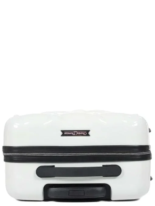 Valise Cabine "Coup De Foudre" Blanche 65Cm