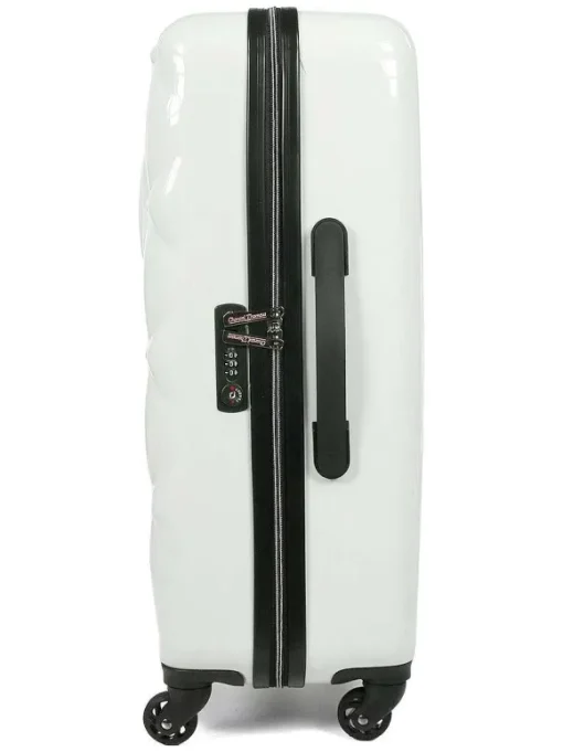 Valise Cabine "Coup De Foudre" Blanche 65Cm