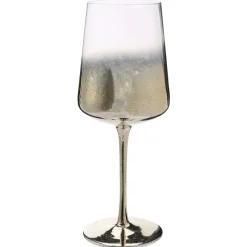 3 Verres Pied Or