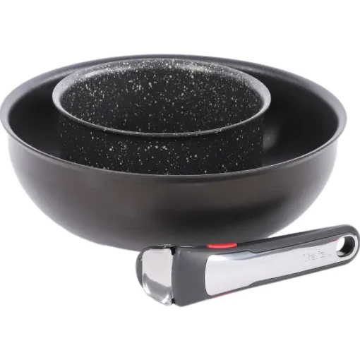 Wok 26 Cm + Casserole 16 Cm Induction Et Poign E